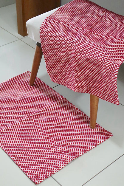 Tapete 46X67cm Istambul Vermelho