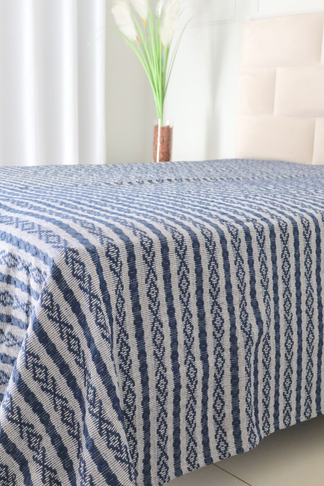 Colcha Casal Riachuelo Azul Marinho 2,10x2,40m