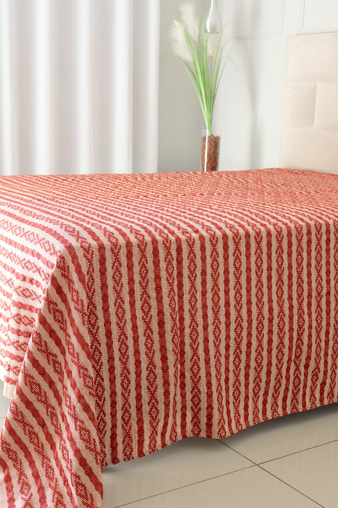 Colcha Casal Riachuelo Terracota 2,10x2,40m