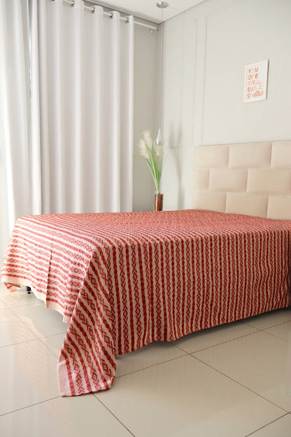 Colcha Casal Riachuelo Terracota 2,10x2,40m