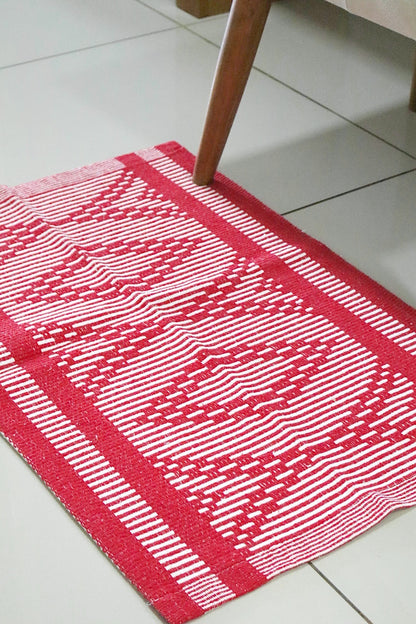 Tapete 46X67cm Egito Vermelho