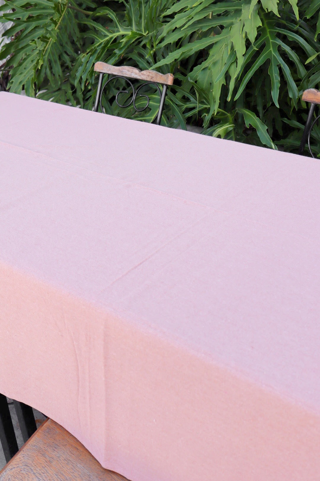 Toalha de Mesa Algodão Nude Lisa 1,5mx2,2m