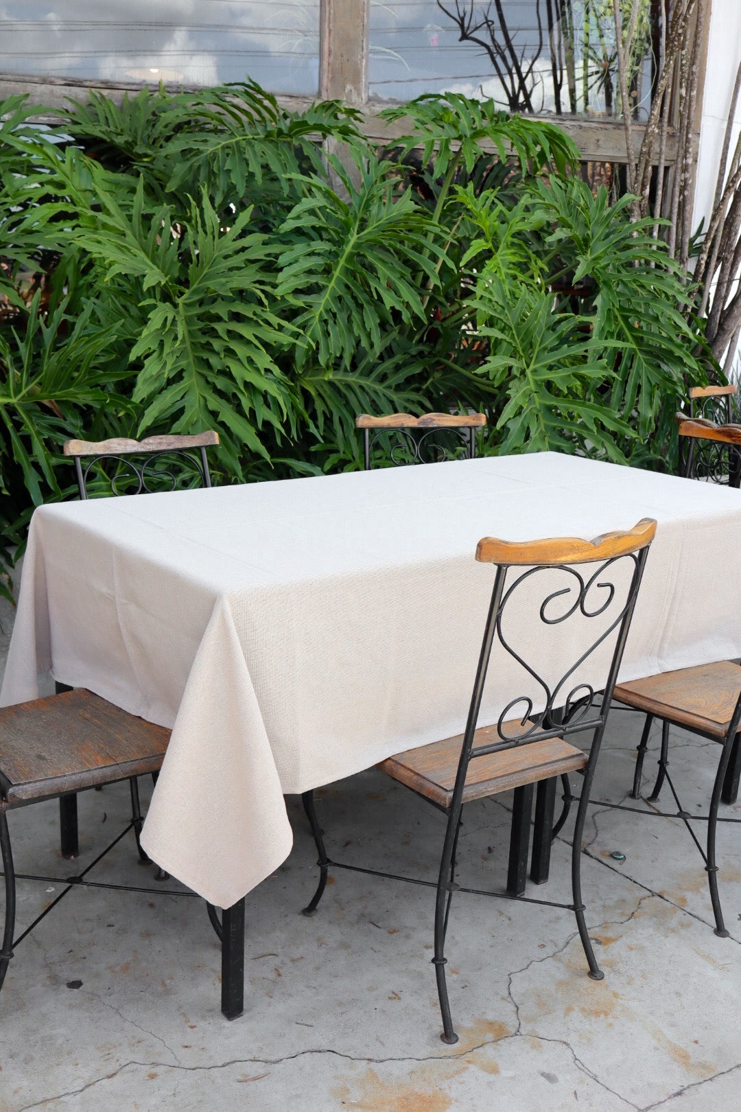 Toalha de Mesa Algodão Cru Lisa 1,5mx2,2m