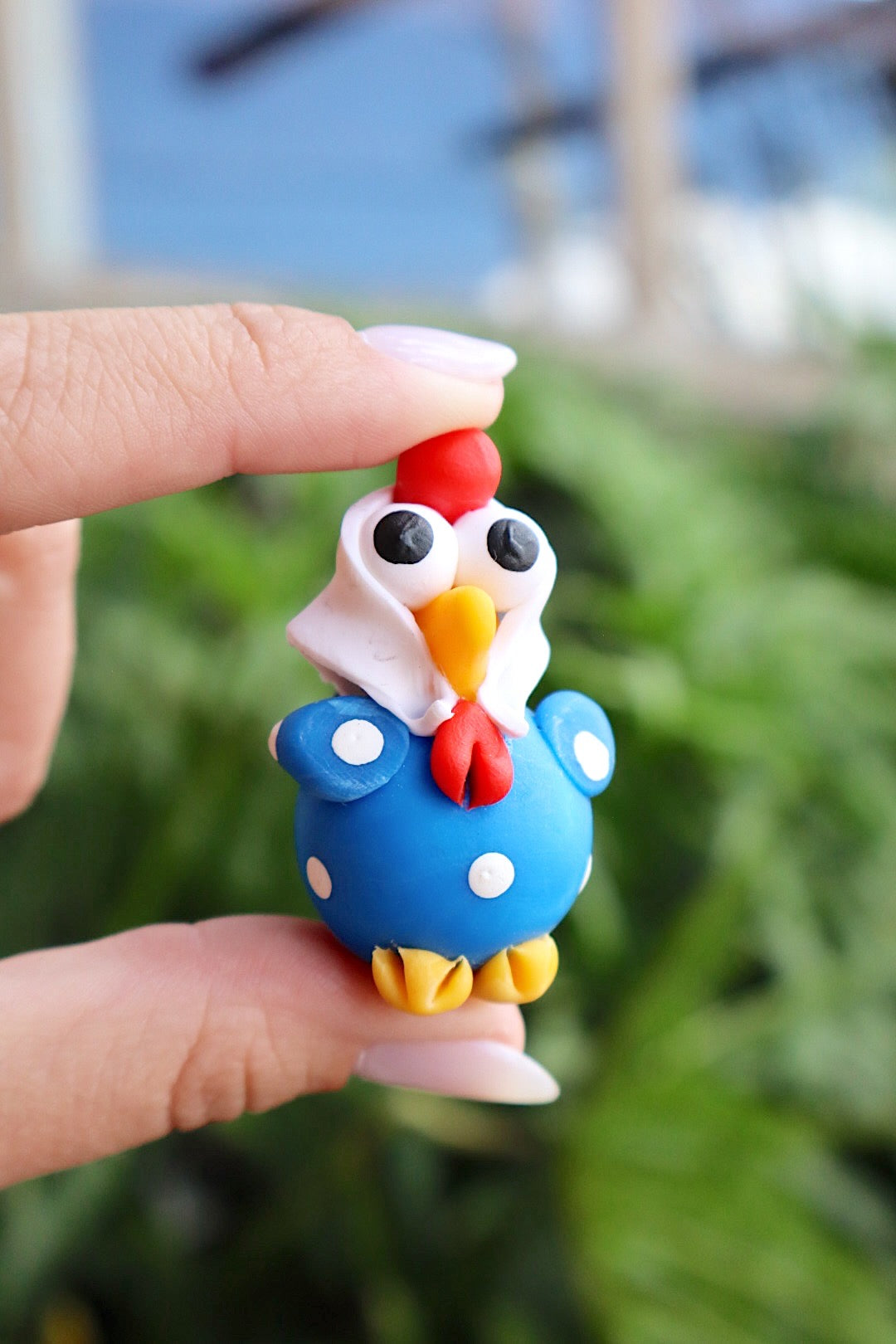 Ímã de Geladeira Galinha Lenço