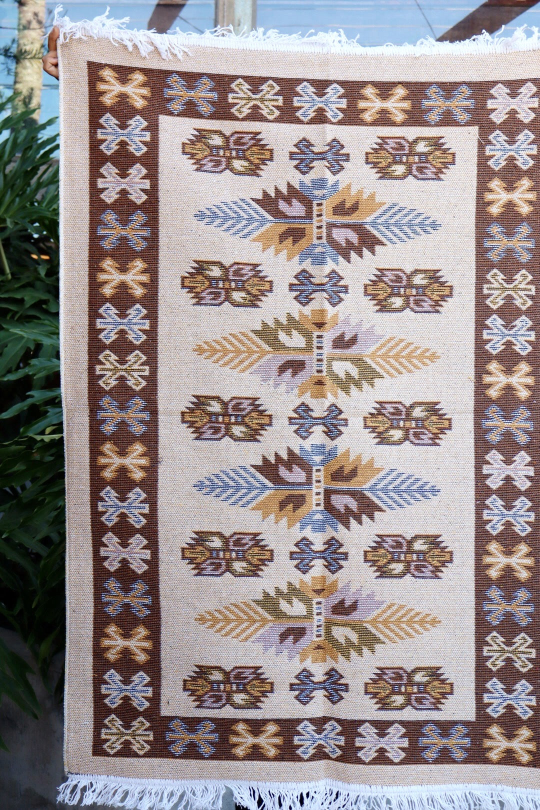 Tapete Kilim Antep 1,00x1,50m Marrom DES 001