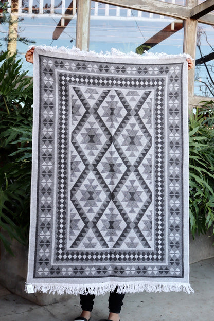 Tapete Kilim Antep 1,00x1,50m Cinza DES 006