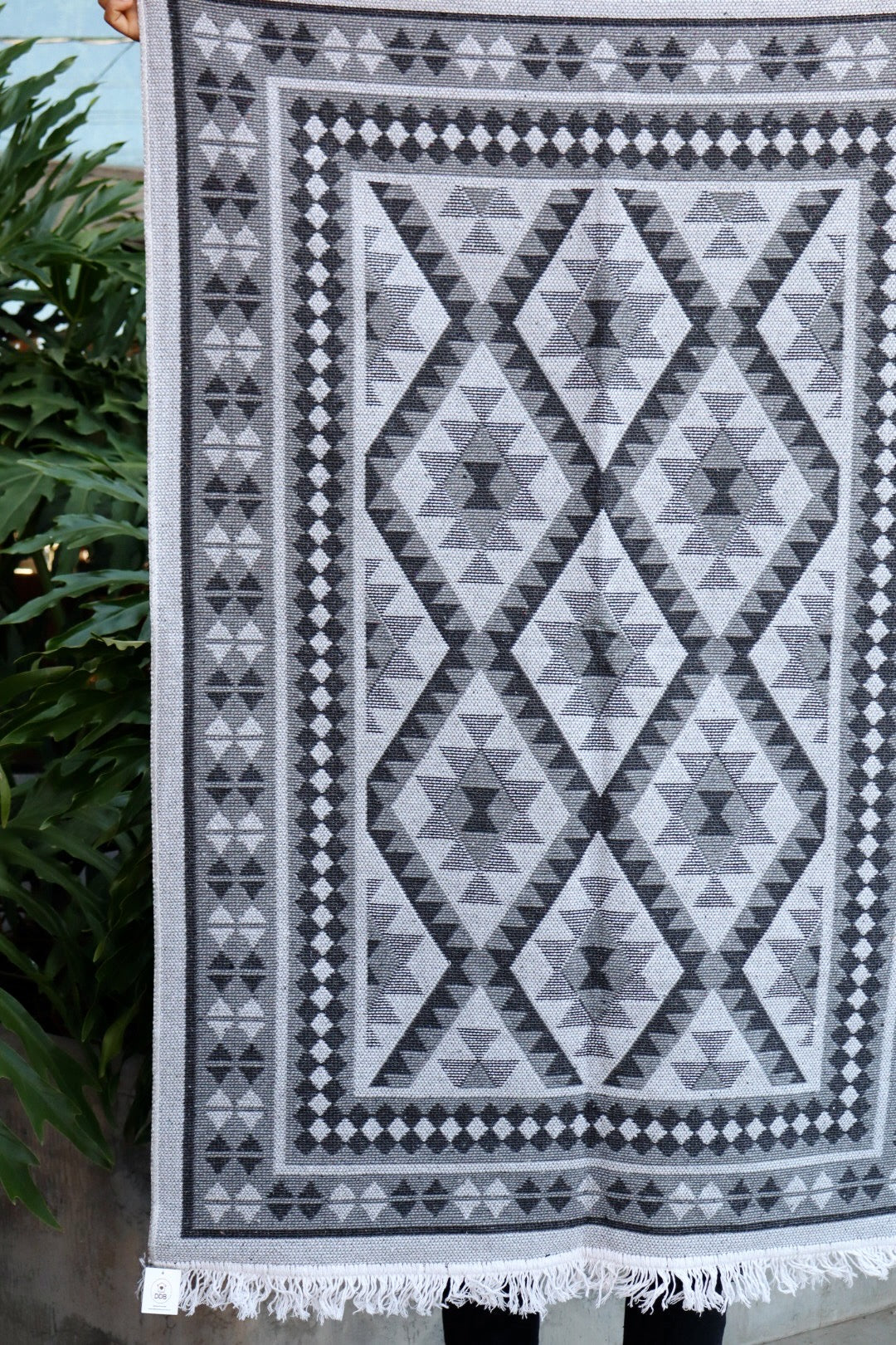 Tapete Kilim Antep 2,00x2,40m Cinza DES 006