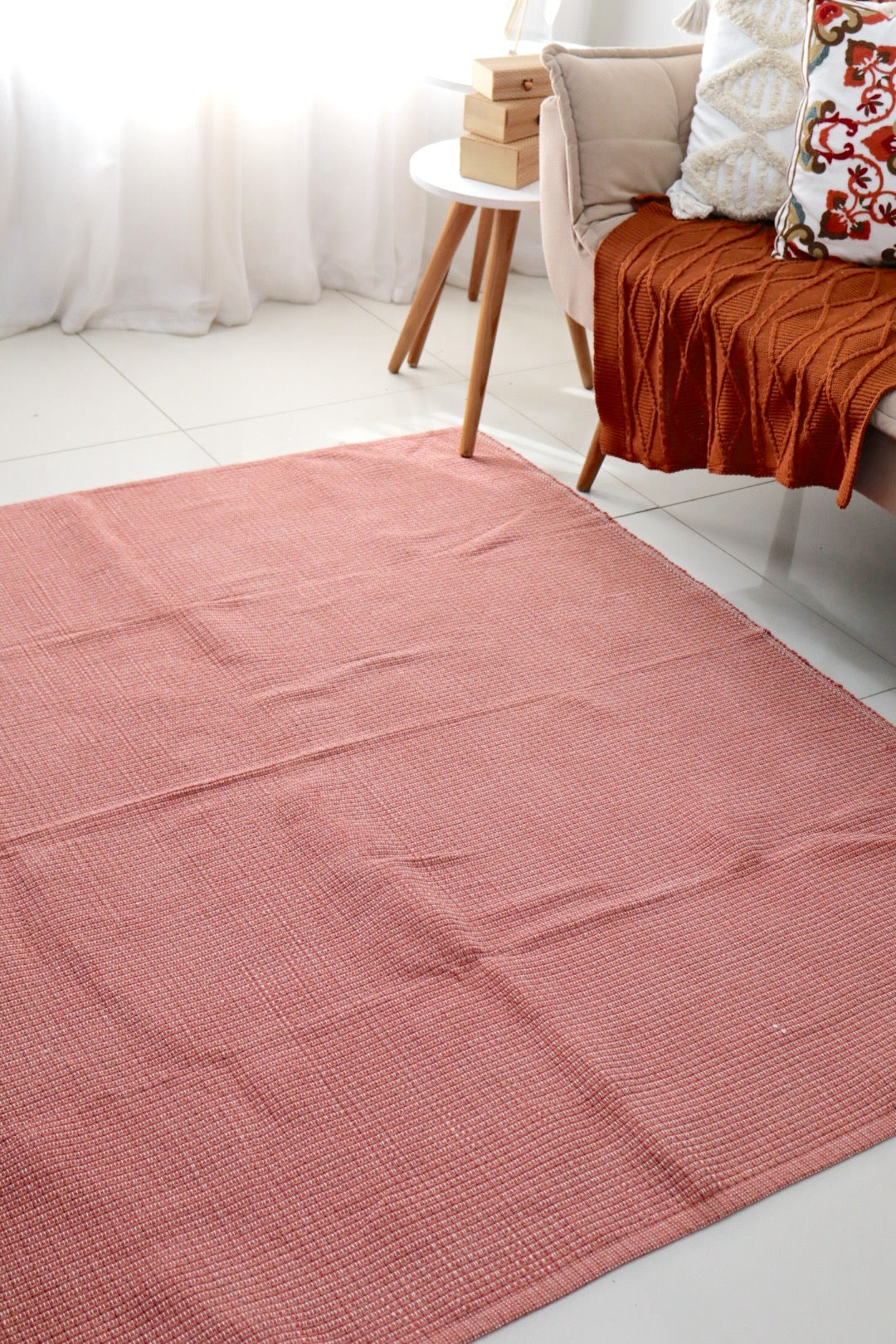 Tapete em Linha Terracota Mesclado 1,50x1,50m