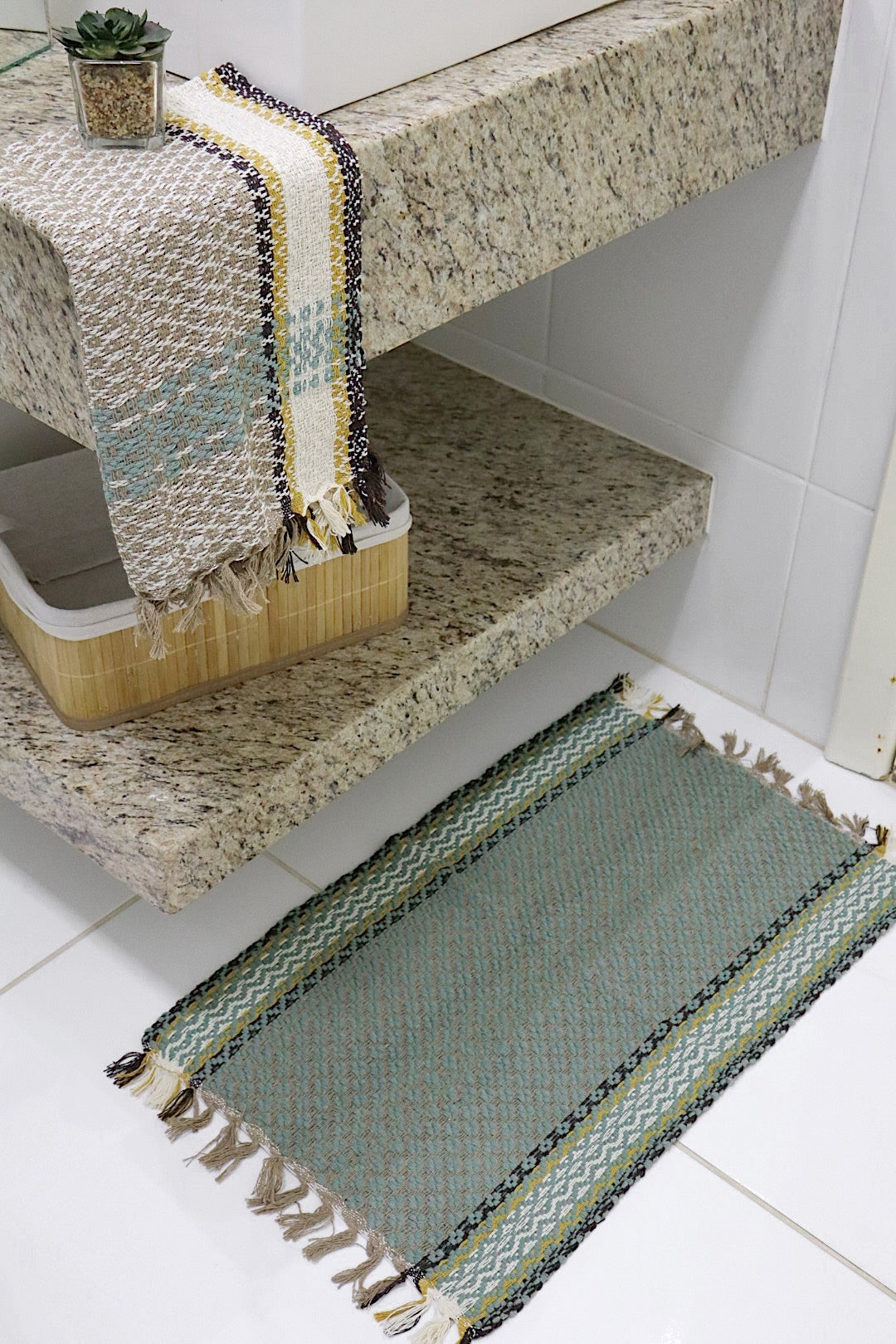 Kit 2 Peças de Lavabo Coroa Verde