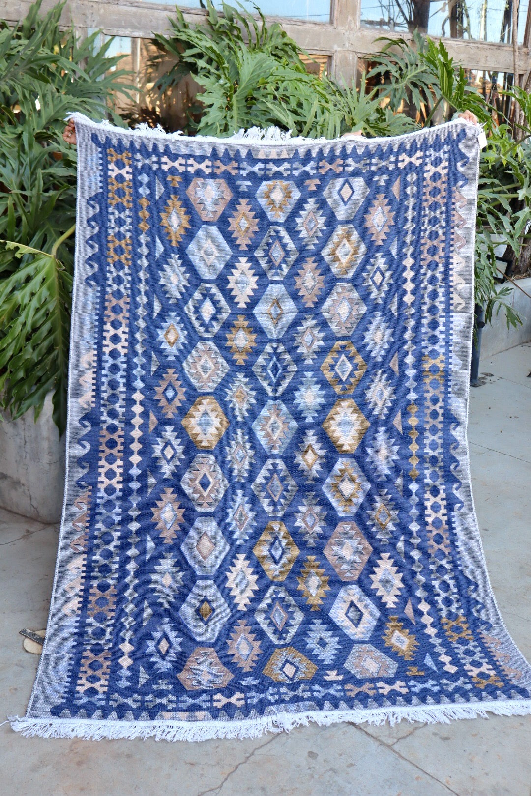 Tapete Kilim Antep 2,00x2,40m Azul DES 003