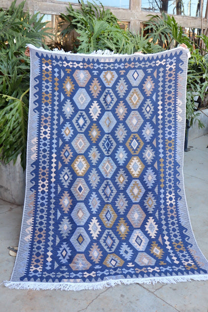Tapete Kilim Antep 2,00x2,40m Azul DES 003