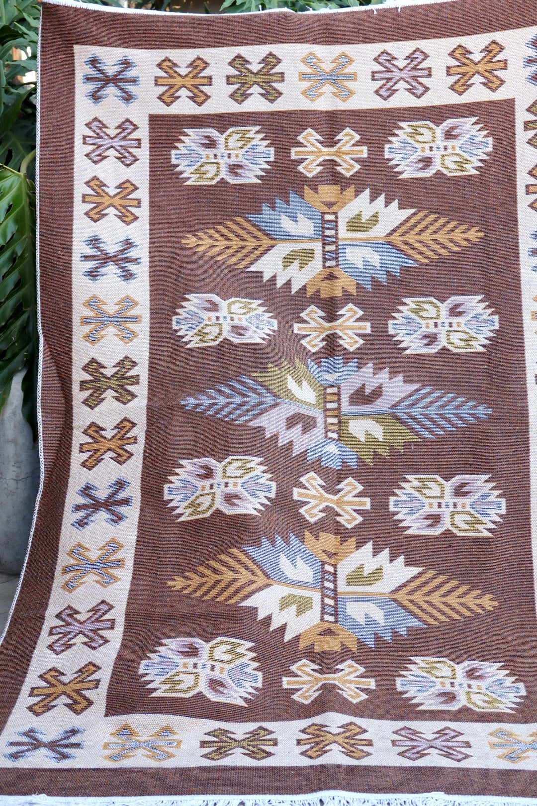 Tapete Kilim Antep 2,00x2,40m Marrom DES 001