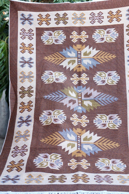 Tapete Kilim Antep 2,00x2,40m Marrom DES 001