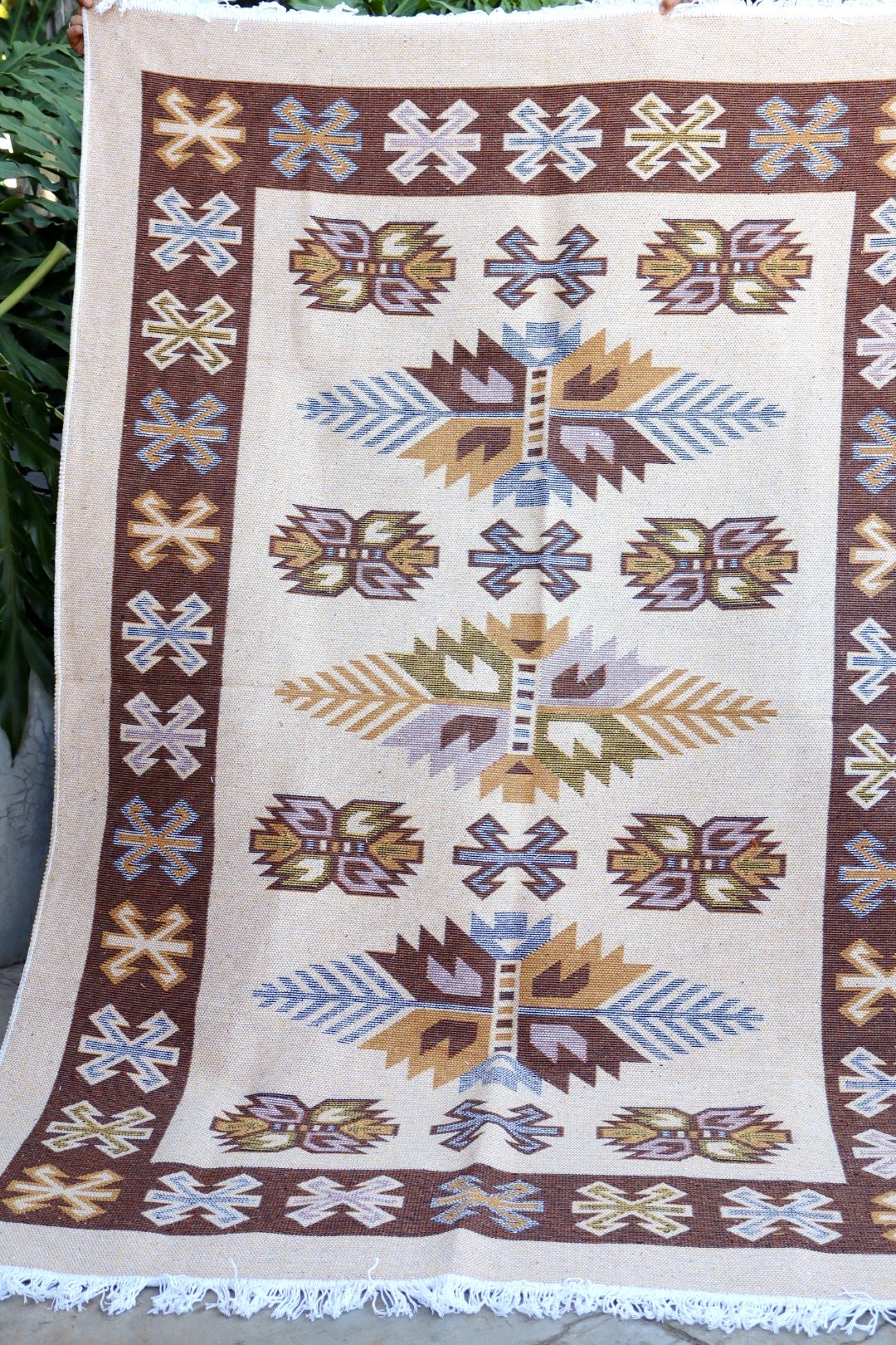 Tapete Kilim Antep 2,00x2,40m Marrom DES 001