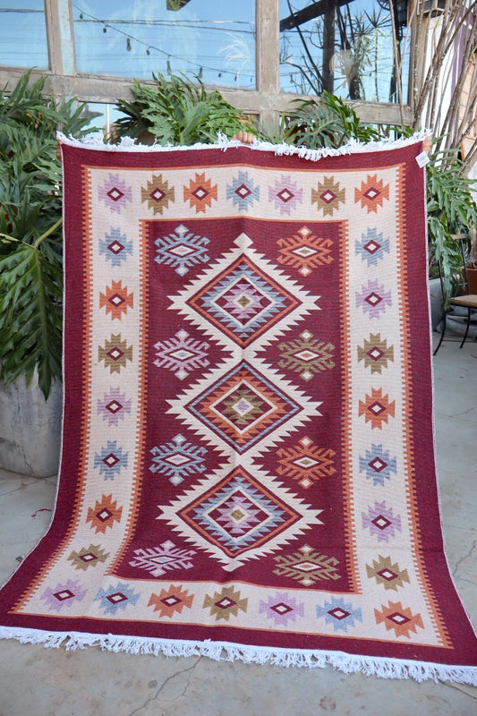 Tapete Kilim Antep 2,00x3,00m Vermelho DES 002