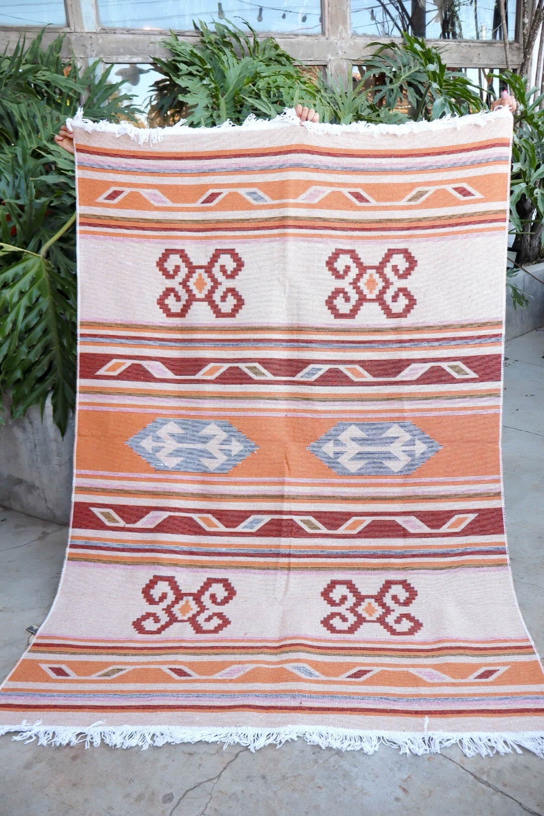 Tapete Kilim Antep 1,50x2,00m Vermelho DES 002