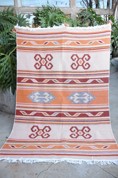 Tapete Kilim Antep 1,50x2,00m Vermelho DES 002