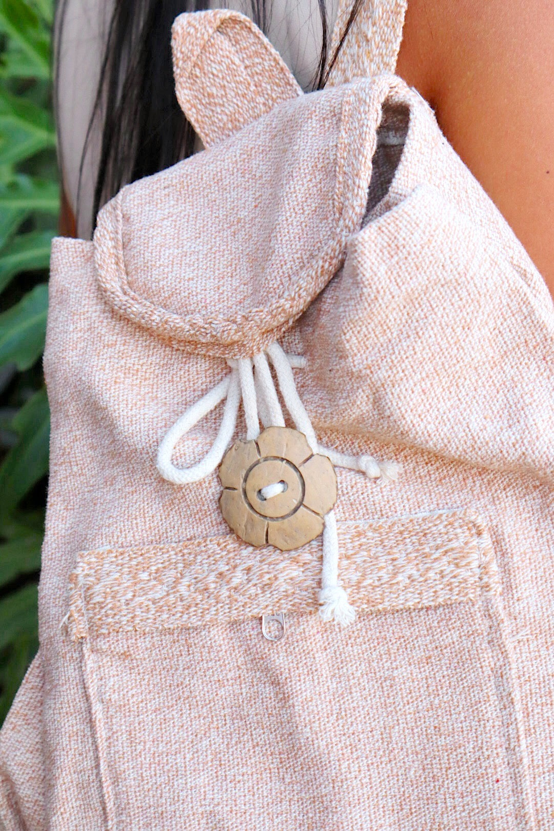 Mochila / Bolsa Mesclada Bege