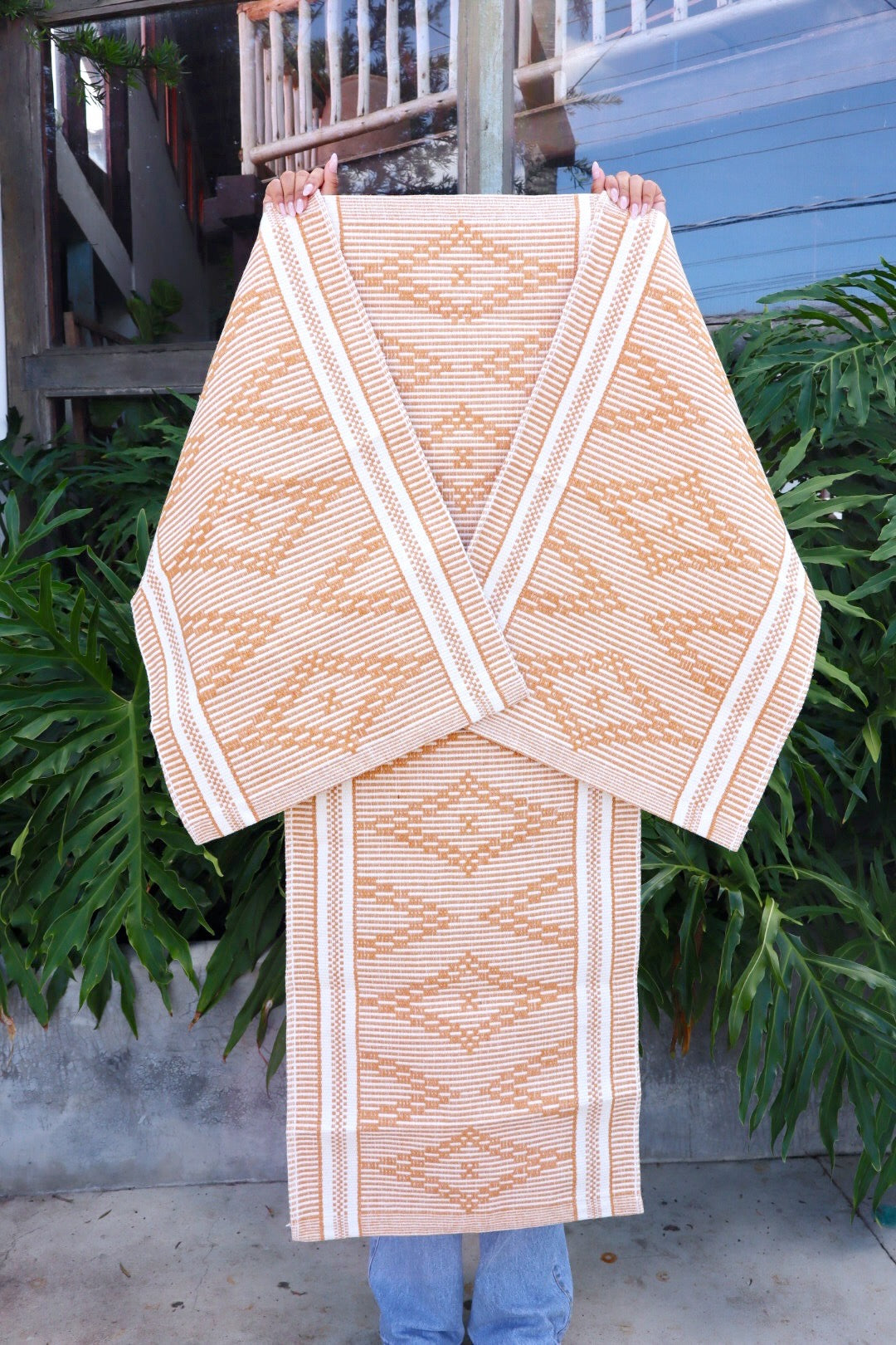 Jogo de Passadeira Algodão Marajó Mostarda