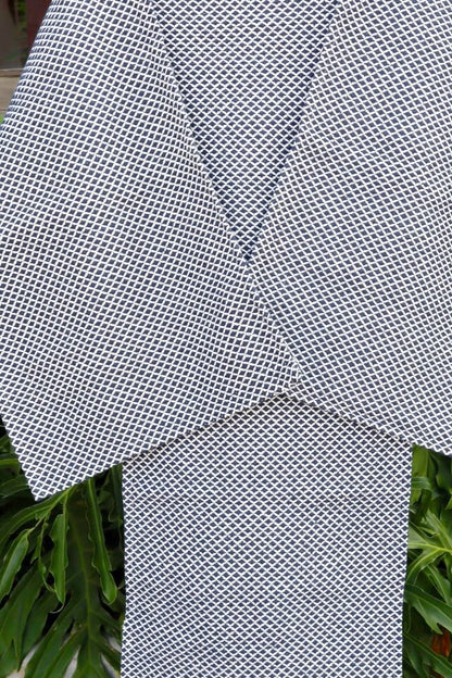 Jogo de Passadeira Algodão Istambul Azul