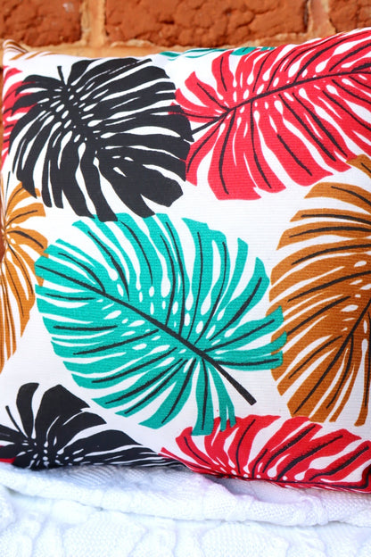 Capa de Almofada em Gorgurinho Costela de Adão Colorida 45x45