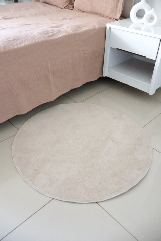 Tapete Vip Redondo Cinza 1,0m