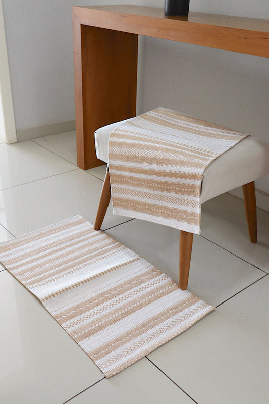 Tapete 42x64cm Antiderrapante Arezzo Bege