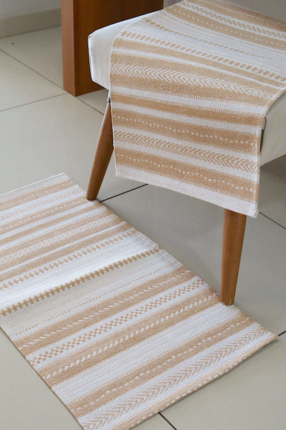 Tapete 42x64cm Antiderrapante Arezzo Bege