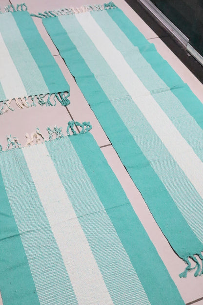 Jogo de Passadeira com 3 Peças em Algodão Comum Tifanny