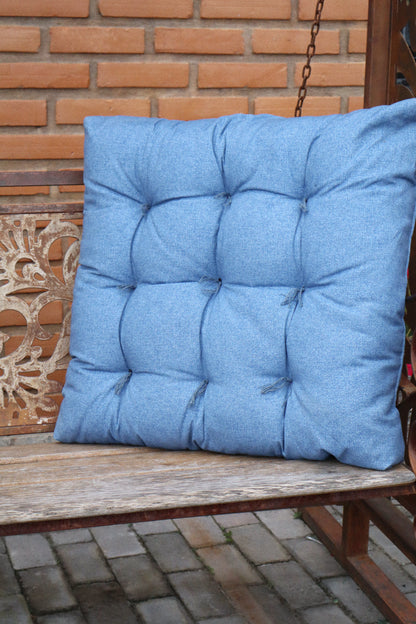 Almofada Futon 55x55cm Azul Clara
