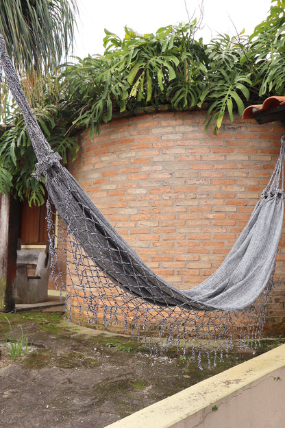 Rede de Descanso Simples Cinza Mesclado