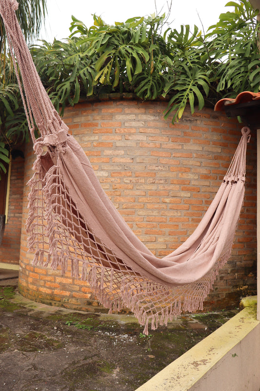 Rede de Descanso Simples Café com Leite