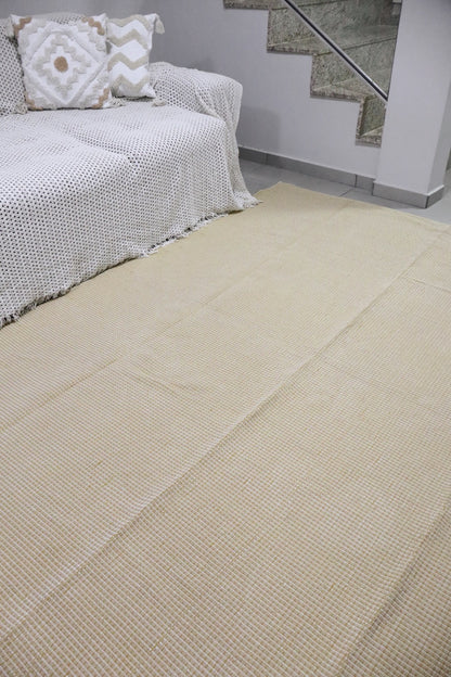 Tapete em Linha Mesclado Mostarda 2,00x2,50m