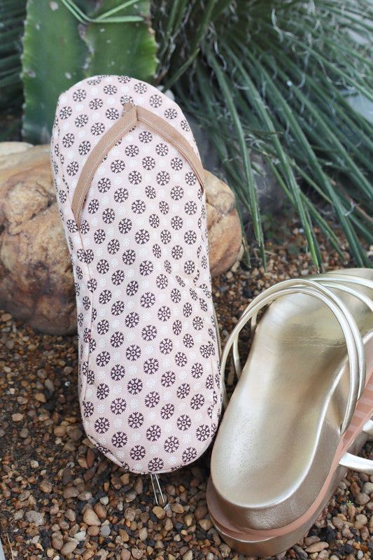 Necessaire Porta Chinelos Bege
