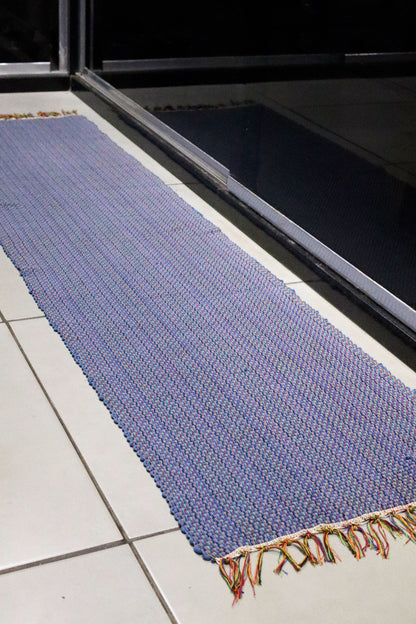 Passadeira em Malha Azul 2,0m
