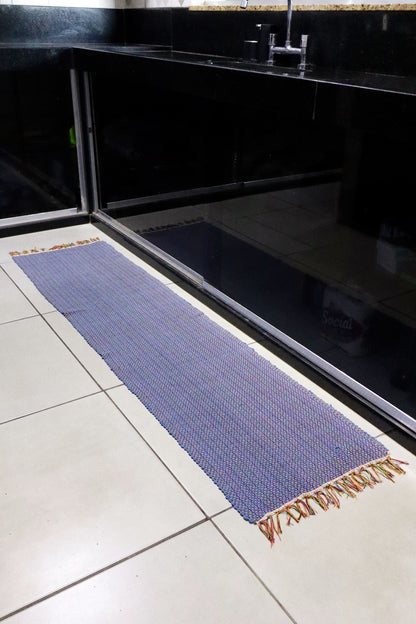 Passadeira em Malha Azul 2,0m
