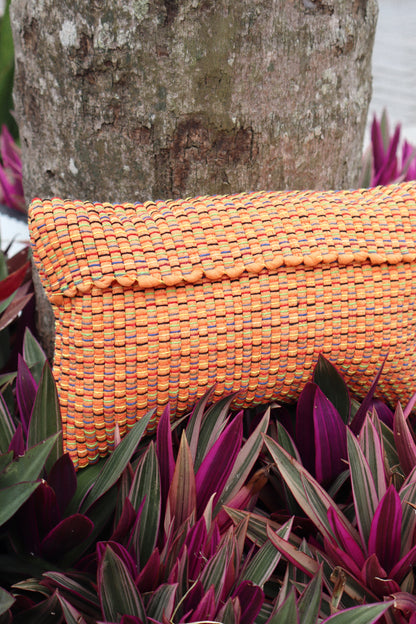 Bolsa Necessaire Malha Tear Laranja