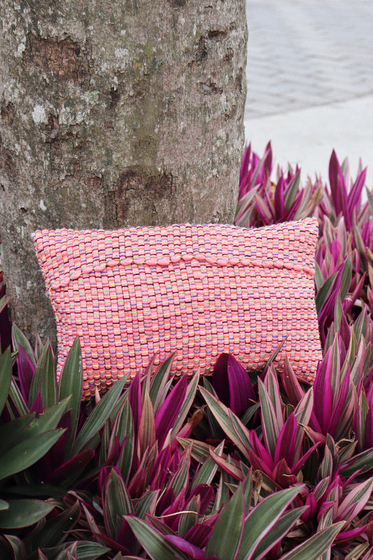 Bolsa Necessaire Malha Tear Rosa