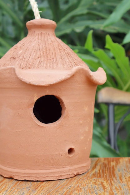 Casa de Pássaro Passarinho em Barro Cerâmica