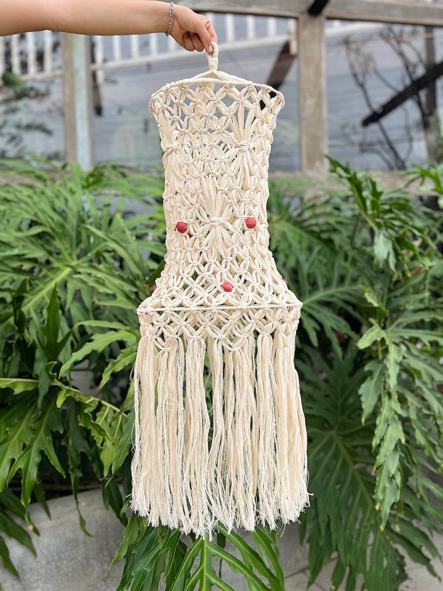 Luminária em Macramê