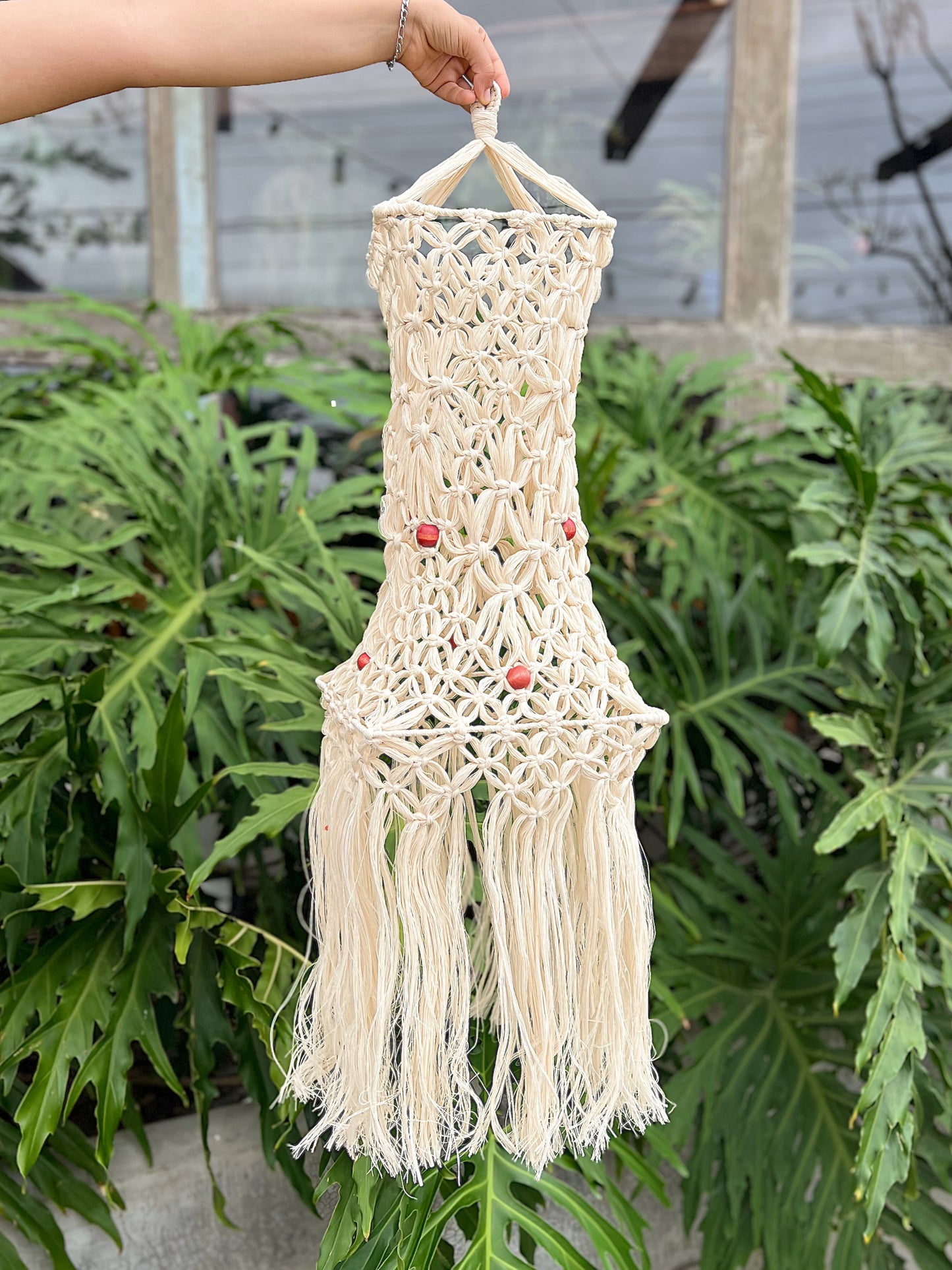 Luminária em Macramê