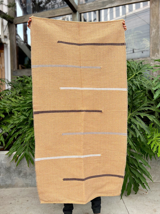 Tapete Médio Linha Capri Mostarda 0,90x1,50m