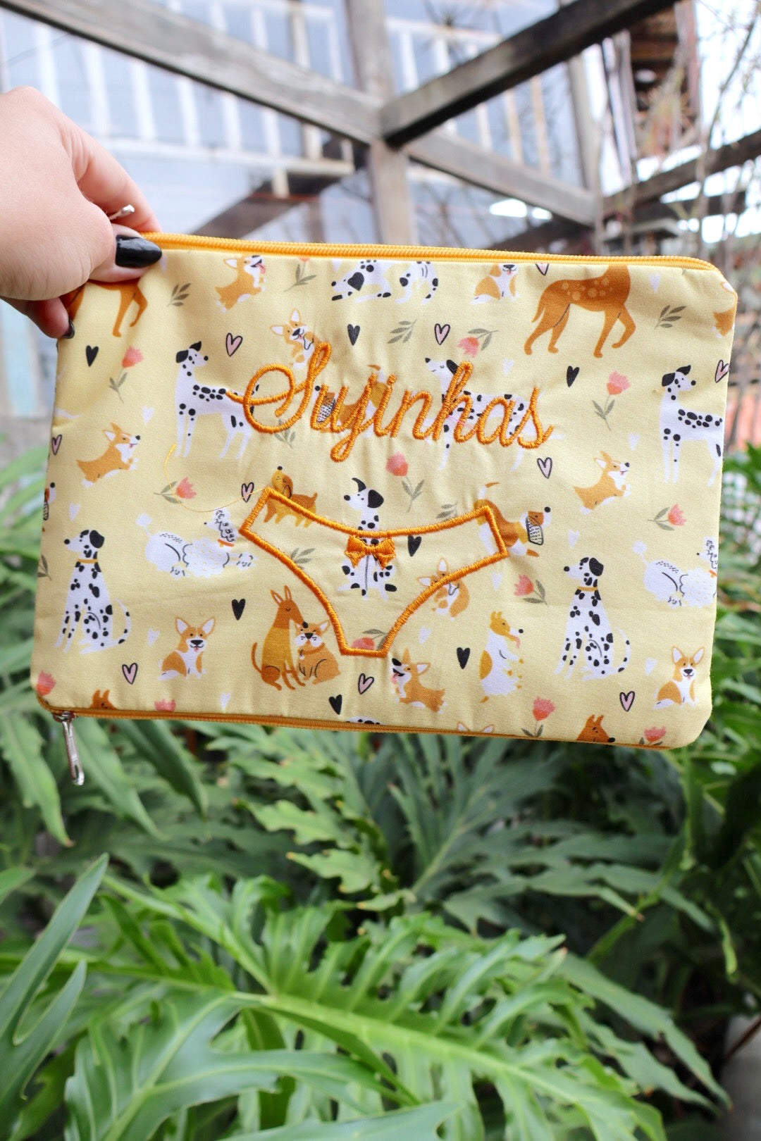 Necessaire Porta Calcinha Limpinha Sujinha P Cachorros