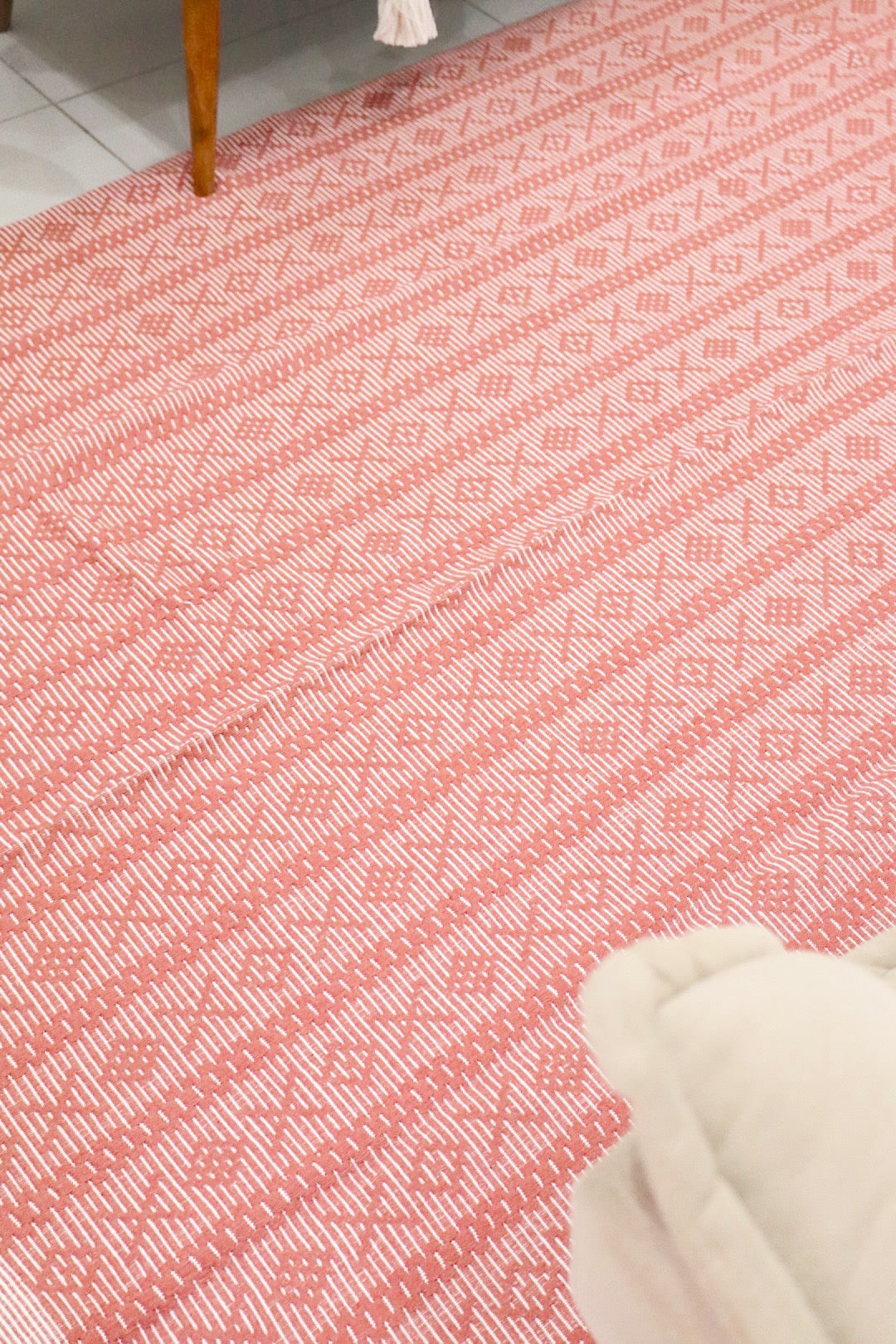 Tapete Itatiaia Listrado Algodão Terracota 1,50x2,00m