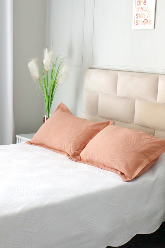 Fronha Porta Travesseiros Caricia Nude Rosê