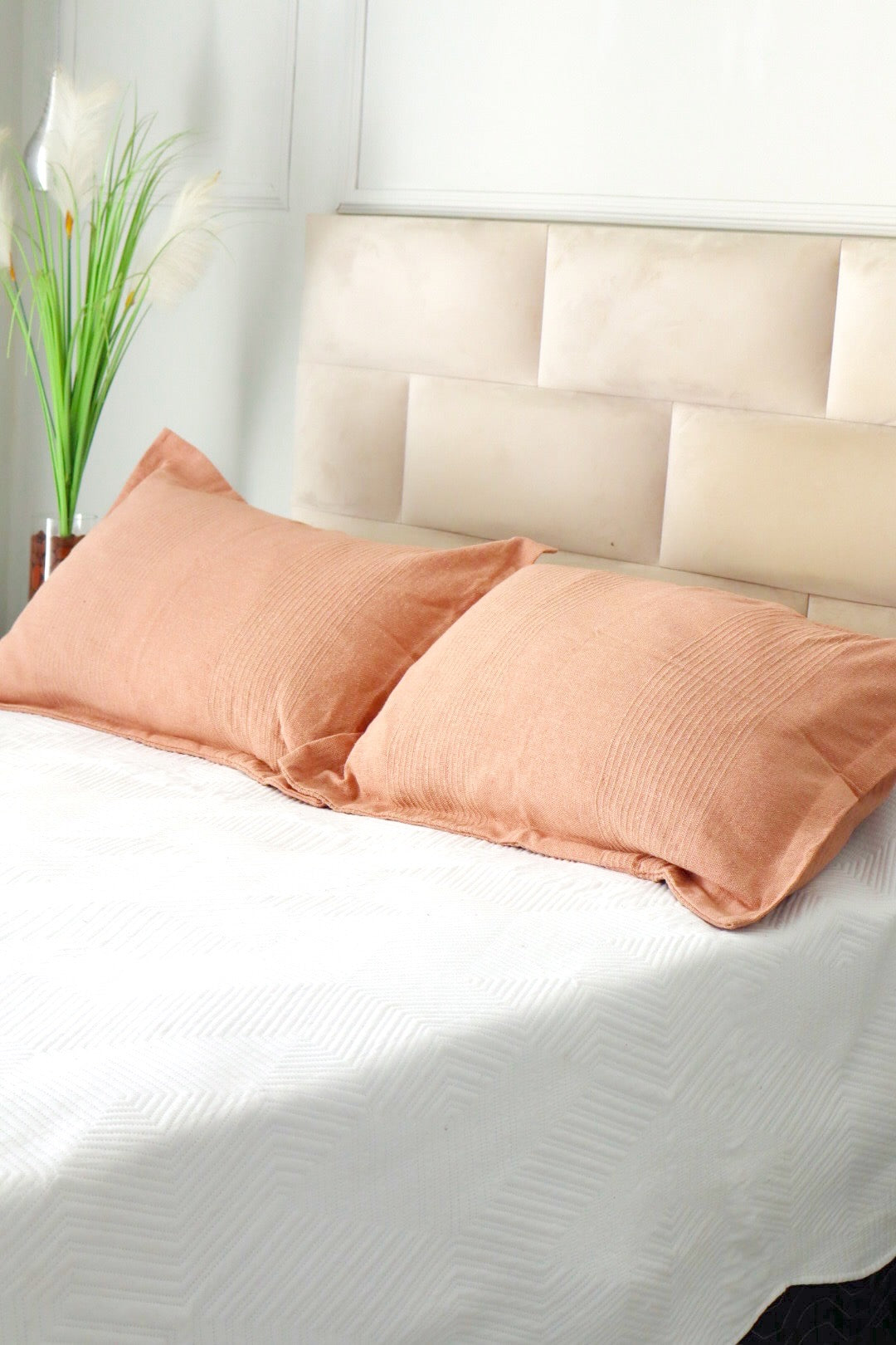 Fronha Porta Travesseiros Caricia Nude Rosê