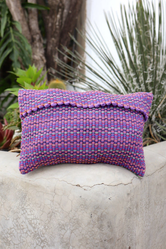 Bolsa Necessaire Malha Tear Roxa