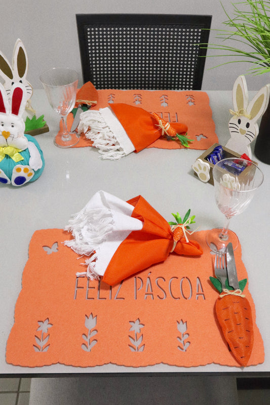 Lugar Americano Páscoa Laranja