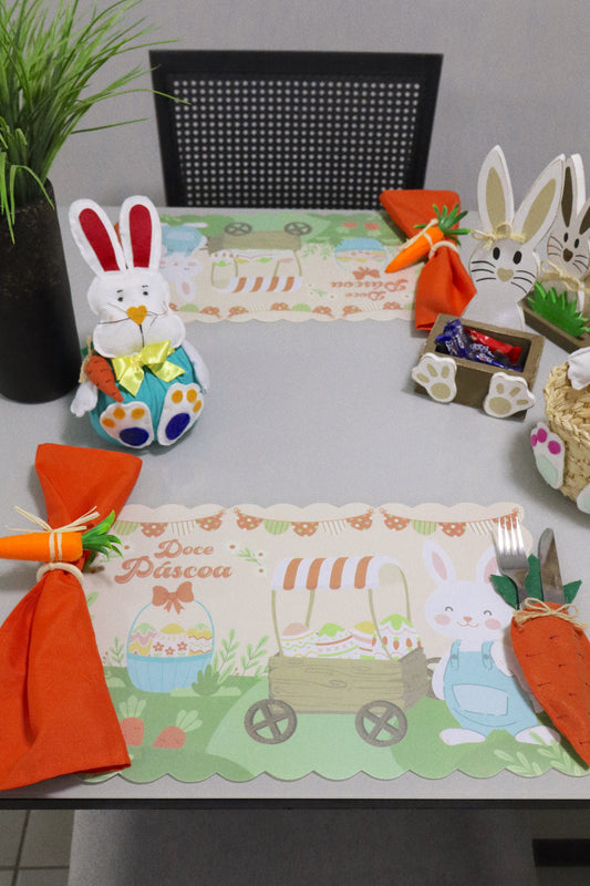 Lugar Americano Plástico Doce Páscoa