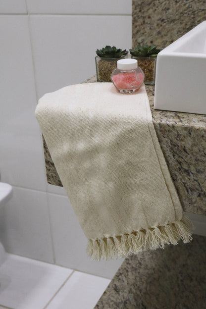 Toalhinha Lavabo Linha Cru Lisa